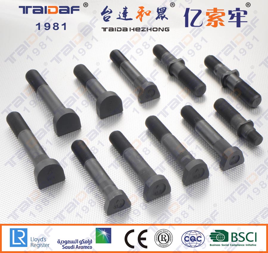 Full series of wheel bolts (including ore card)